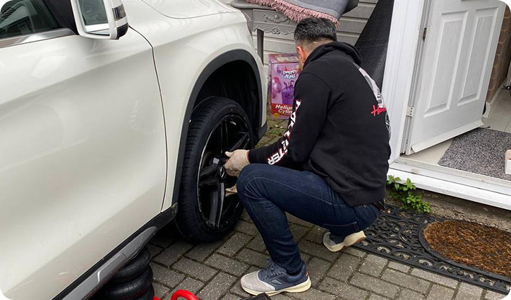 Mobile Tyre Fitting Works North London